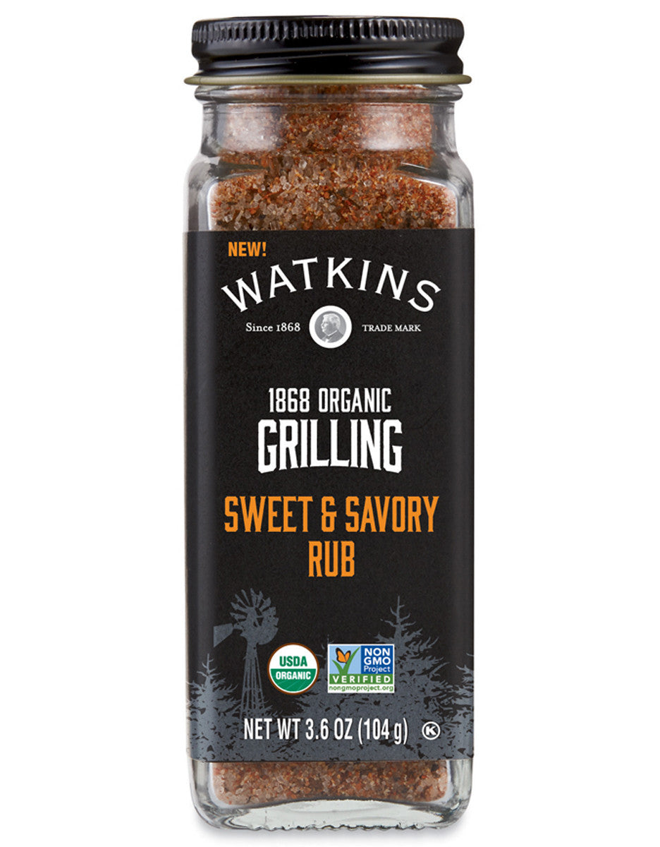 Watkins Sweet/Savory Rub Seasoning (Pack of 3 - 3.6 Oz)
