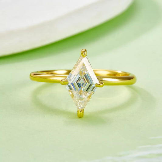 2  Carat Moissanite 925 Sterling Silver Ring