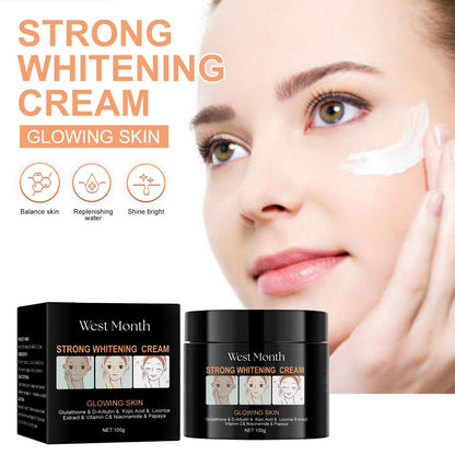 West&Month Brightening Cream Skin Moisturizing, Whitening And BrighTening Skin Tone Repairing Brightening Cream Body Lotion