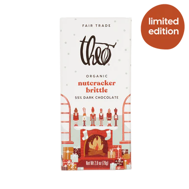 Theo Chocolate - Bar Ntcrkr Brttl 55% (Pack of 12) 2.8 Oz