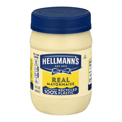 Hellmann's Real Mayonnaise 15 oz (Case of 12) – Gluten-Free with Cage-Free Eggs