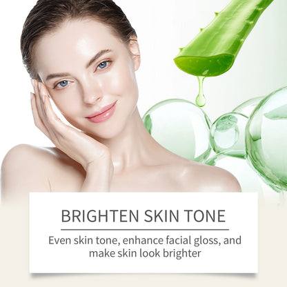 EELHOE Aloe Vera Skin Care Essence, Clear And Moisturizing Face Moisturizing And Moisturizing Skin Refreshing Essence