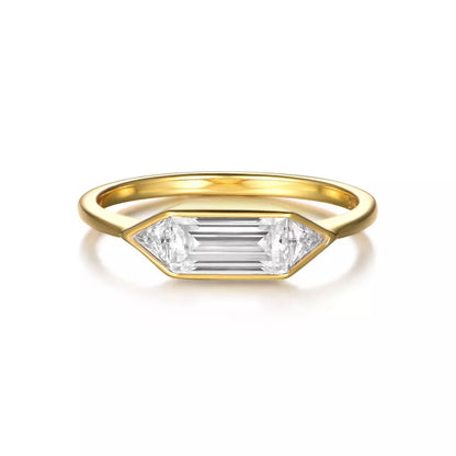 1 Carat Moissanite 925 Sterling Silver Ring
