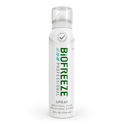 Biofreeze 360 Degree Spray 4 oz - Professional Strength Pain Relief