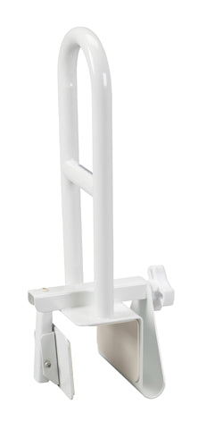 Adjustable Tub Rail Clamp-On Grab Bar - 14-17 Inch Height, 300 Lb Capacity