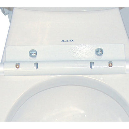Adjustable Height Toilet Safety Frame with Padded Arms, 300 lb Capacity