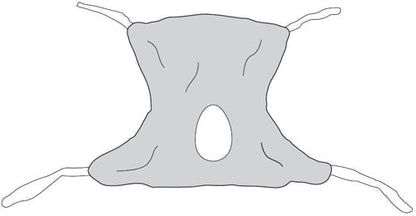 Full Body Mesh Patient Sling - Medium 53 x 42 - 450 lb Capacity