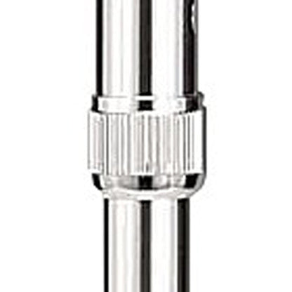 Adjustable Aluminum Walking Cane - Silver with Comfort Grip - 300 lb Capacity