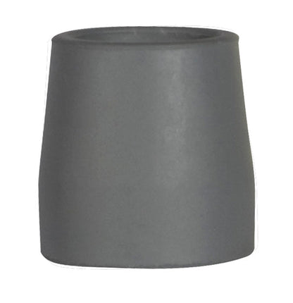 Grey 1" Crutch Tips - Premium Replacement for Walkers & Commodes (Pair)