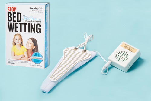 Female Bedwetting Alarm with Reusable Pads & Volume Control