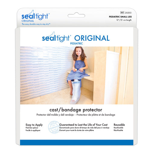 SEAL-TIGHT Original Cast Protector Pediatric Large Leg 32" - Waterproof Bath & Shower Cover