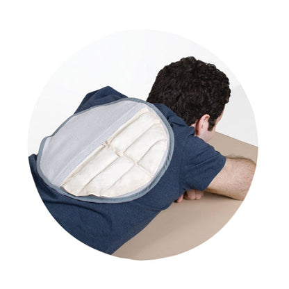 Relief Pak Moist Heat Pack - Round 10" Diameter - Therapeutic Moist Heat for Pain Relief