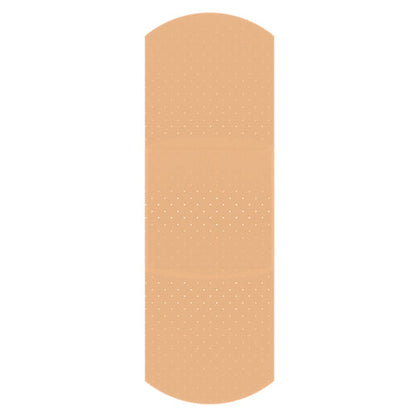 Adhesive Bandages 1 x 3 Sheer Sterile Strips - 100 Count Box - Latex Free Wound Protection