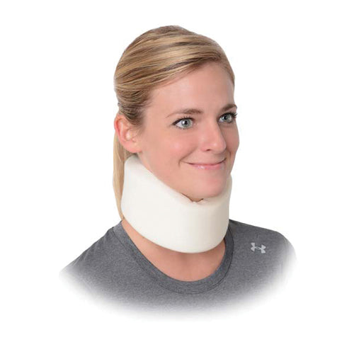 Universal Cervical Collar - Medium-Firm Foam Neck Support for Whiplash & Minor Injuries - 18" L x 2.5" H