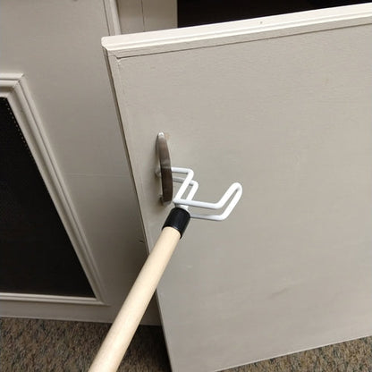Dressing Stick with Push Pull Hooks - Long Reach Mobility Aid 27"