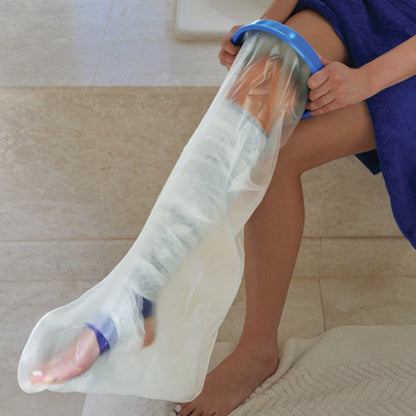 Waterproof Cast Cover for Foot - Reusable Bandage Protector Adult Size
