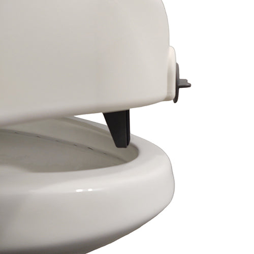 Bathroom Perfect 5" Raised Toilet Seat with Locking Mechanism & Padded Arms - Case of 2