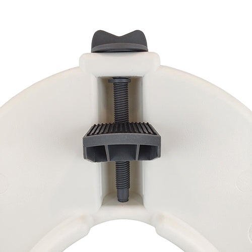 Bathroom Perfect 5" Raised Toilet Seat with Locking Mechanism & Padded Arms - Case of 2