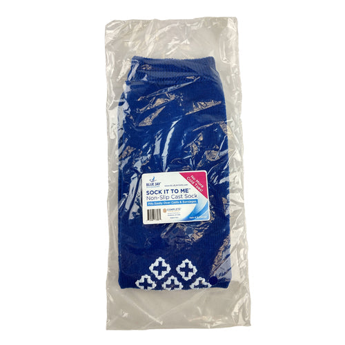 Sock It To Me Non-Slip Cast Sock - Latex-Free Warm Toe Cover - Blue Jay Brand - Pair