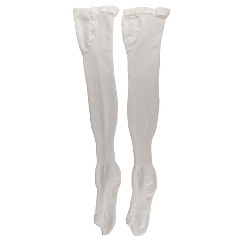 Anti-Embolism Stockings XL Long 15-20 mmHg Thigh High, Inspection Toe, Silicone Grip Top
