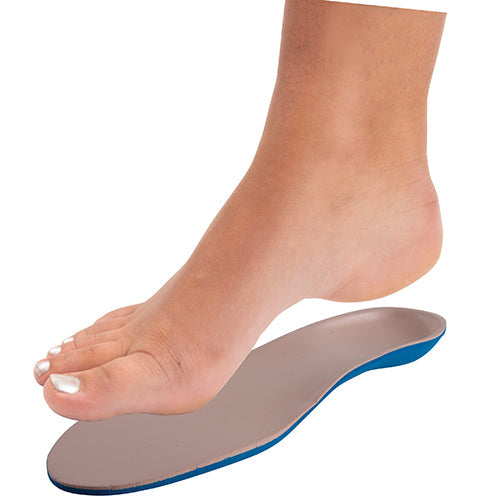 Diabetic Defense Orthotic Insoles - Small - Women's 7-8, Men's 5-6 - Full Length Pair for Gentle Support & Cushioning