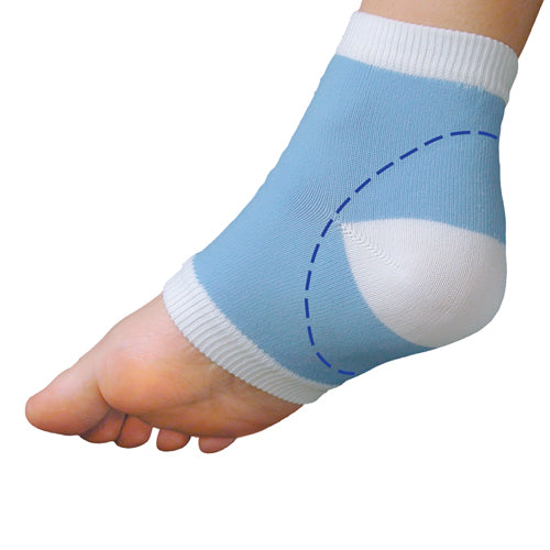 Visco-Gel Moisturizing Heel Sleeves with Vitamin E - One Size, 1 Pair