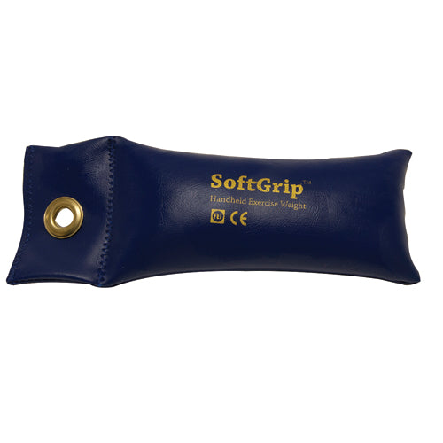 SoftGrip 2.5 lb Hand Weight - Blue - Easy Grip Exercise for Arthritis Relief
