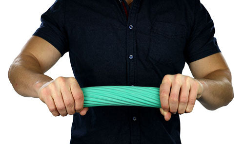 CanDo Twist-n-Bend Hand Wrist Exerciser - Green - Strengthens Hand, Wrist and Shoulder