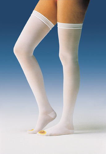 Jobst Anti-Embolism Thigh-High Stockings, Large-Long, Blue Toe, Pair - Anti-Thromboembolism Support
