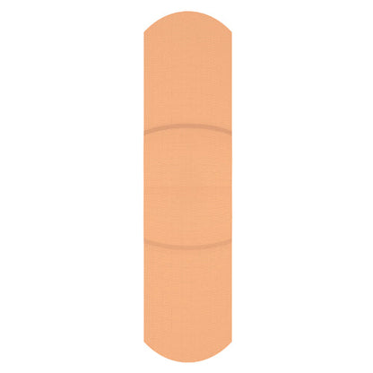 Flexible Fabric Bandages 3/4 x 3 Inches, Sterile, Latex-Free, 100 Count Box