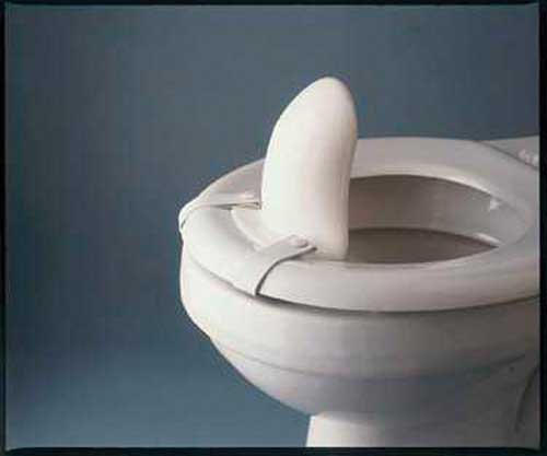 Soft-Flex Splash Guard for Toilet Seats - Comfortable, Easy-Clean Commodes