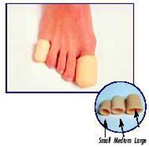 Toe Caps Small - 3 Pack - Soft Foam Toe Protectors for Corns, Blisters & Irritation Relief