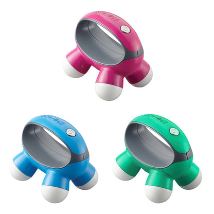 Quatro Mini Massager 9-Piece Display - Handheld Electric Massager with Comfort Grip & Try Me Feature