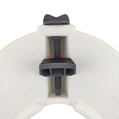 Blue Jay 5 Inch Raised Toilet Seat with Padded Arms and Secure Lock - Standard & Elongated Toilets