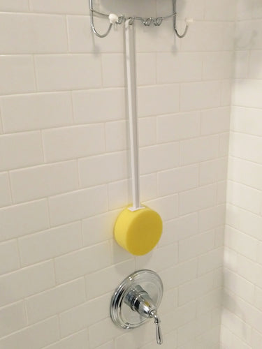 Long Handle Sponge for Bathing - Round Foam Applicator for Sensitive Skin