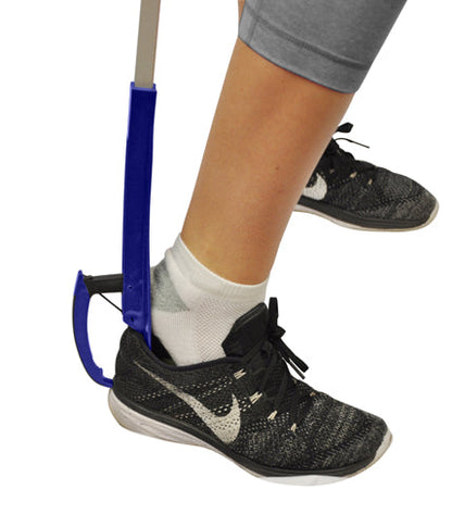 32 Inch Extra Long Shoehorn with Shoe Gripper - Reacher Grabber Tool for Seniors