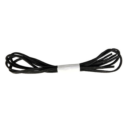 Fit To Be Tied Black Elastic Shoe Laces, 24 Pair - Easy Slip-On
