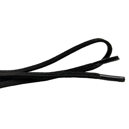 Fit To Be Tied Black Elastic Shoe Laces, 24 Pair - Easy Slip-On