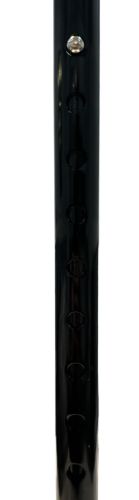 Blue Jay Quad Cane - Large Base, 300 lb Capacity, Ergonomic Grip, Black