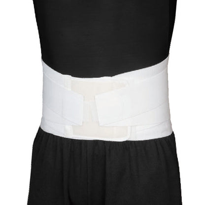Blue Jay Universal Back Support with Lumbar Straps - White