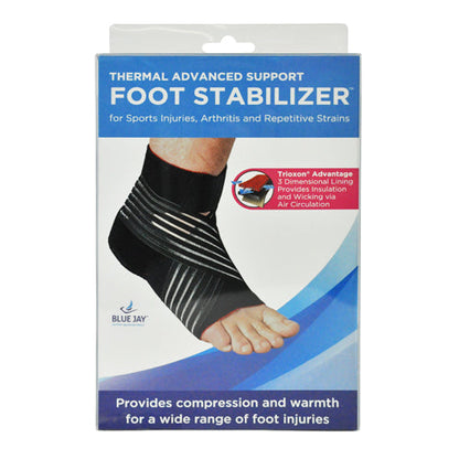 BlueJay Foot Stabilizer - Large (Men's 10.5-12/Wms 11.5-13) - Ankle & Arch Support for Sports Injuries & Arthritis