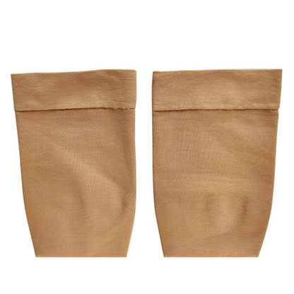 Firm Compression Stockings 20-30mmHg Below Knee Closed Toe, Beige, 2X for Varicose Veins & Edema