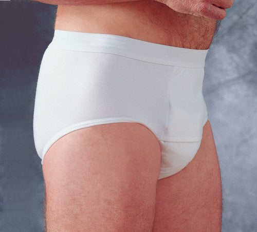 HealthDri Mens Moderate Absorbency Incontinence Brief, Large 38-40