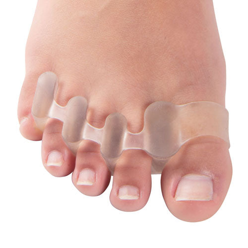 Visco-GEL 5-ToeBuddy Toe Separators - One Size (Pair) - Foot Alignment & Pain Relief