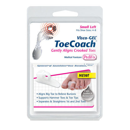 Visco-GEL ToeCoach Small Left - Bunion & Hammer Toe Support | Foot Care