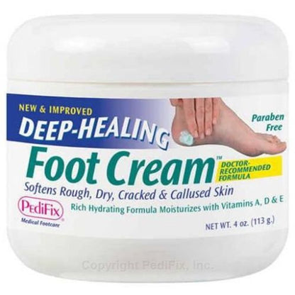 Deep Healing Foot Cream for Dry Cracked Feet - 4oz Jar