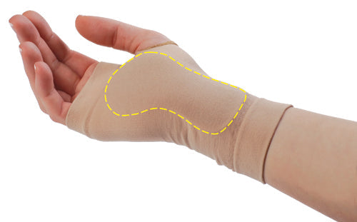 Visco-GEL Carpal Tunnel Support Sleeve - Large Right Hand - Pain Relief & Skin Protection