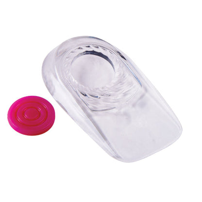 Gel Heel Cushion Inserts for Women - Shock Absorbent Foot Care (Pair)