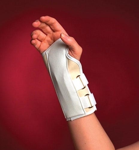 Sportaid Cock-Up Wrist Splint - Left Hand, Small - Removable Stays for Support