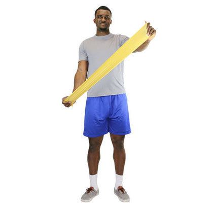 CanDo XX-Light Tan Exercise Band - 50 Yard Dispenser Box - Rehab & Conditioning